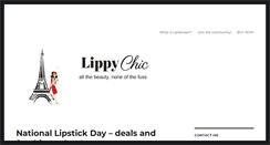 Desktop Screenshot of lippychic.com